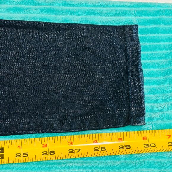 AG Adriano Goldschmied 'The Farrah' Skinny Jean Wms Sz 27R Dark Blue High Rise - Picture 9 of 10